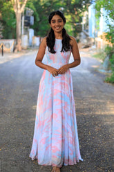 Anne- deepu beach - Mesmerized lace up dress